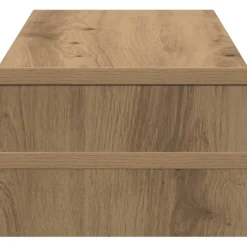 vidaXL Monitorstandaard 54x22x15 cm bewerkt hout artisanaal eikenkleur