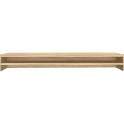 vidaXL Monitorstandaard 100x24x13 cm bewerkt hout sonoma eikenkleurig