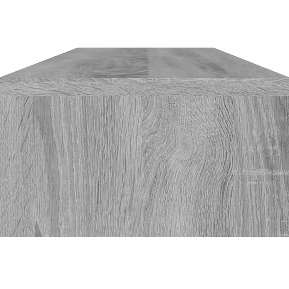 vidaXL Monitorstandaard 100x24x13 cm bewerkt hout grijs sonoma eiken