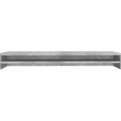 vidaXL Monitorstandaard 100x24x13 cm bewerkt hout betongrijs