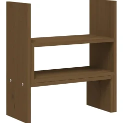 vidaXL Monitorstandaard (39-72)x17x43 cm grenenhout honingbruin