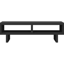 vidaXL Monitorstandaard 54x22x15 cm bewerkt hout gerookt eikenkleurig