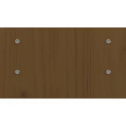 vidaXL Monitorstandaard 50x27x15 cm massief grenenhout honingbruin
