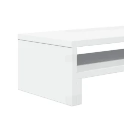 vidaXL Monitorstandaard 54x22x15 cm bewerkt hout wit