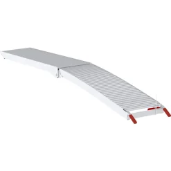 vidaXL Motorcycle Ramp 680 kg 2 st Zilver 680 kg Aluminium