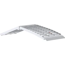vidaXL Motorcycle Ramp 680 kg Zilver 680 kg Aluminium