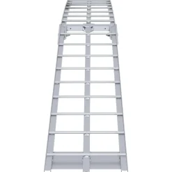 vidaXL Motorfietshelling zilver 340 kg per stuk Aluminium