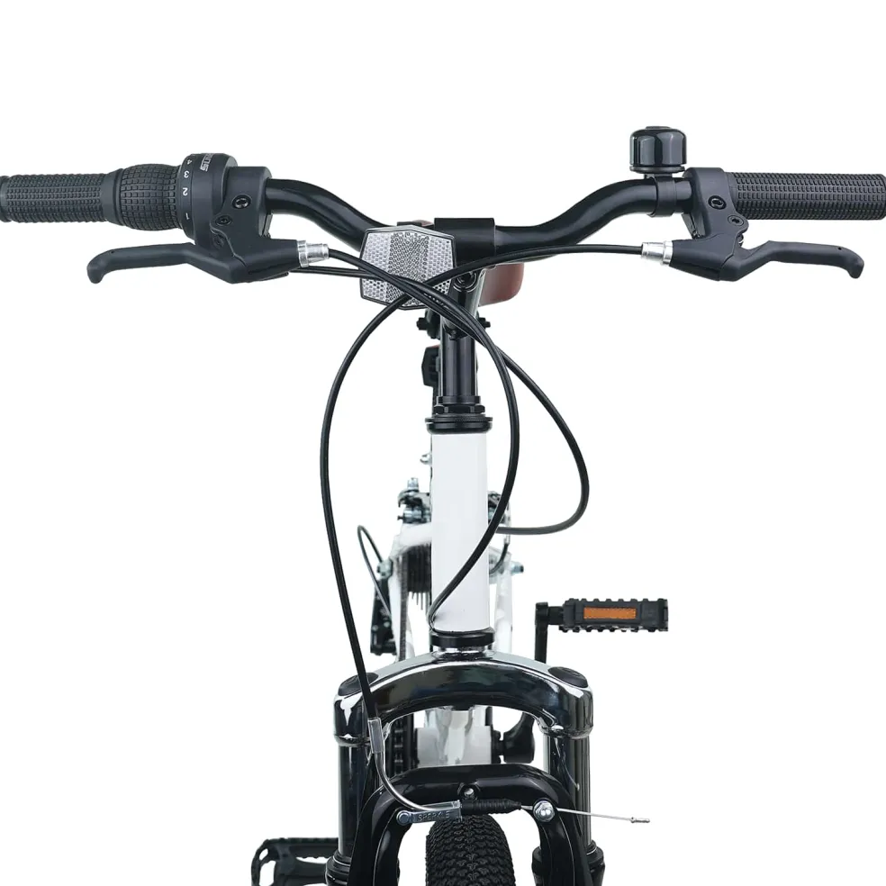 vidaXL Mountainbike 20 Inch 6-Snelheid voor 5-8 jaar oud Wit