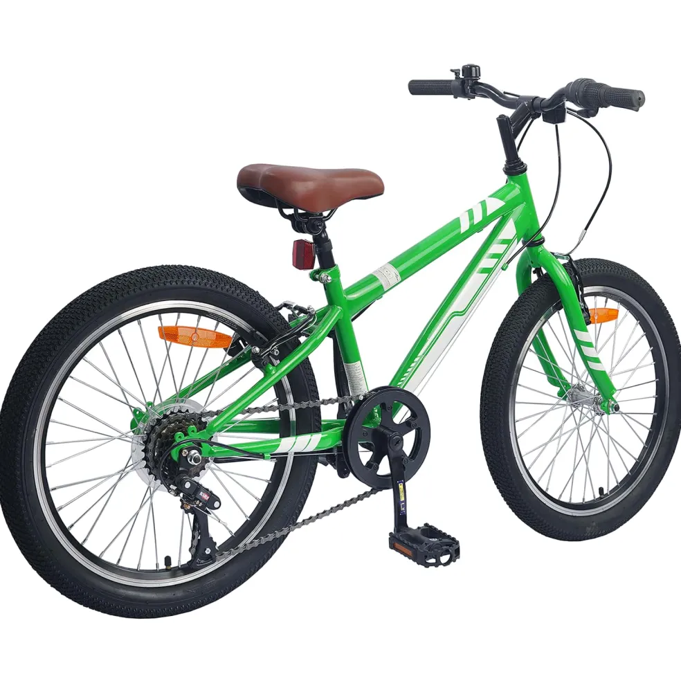 vidaXL Mountainbike 20 Inch 6-Snelheid voor 5-8 jaar oud Groen