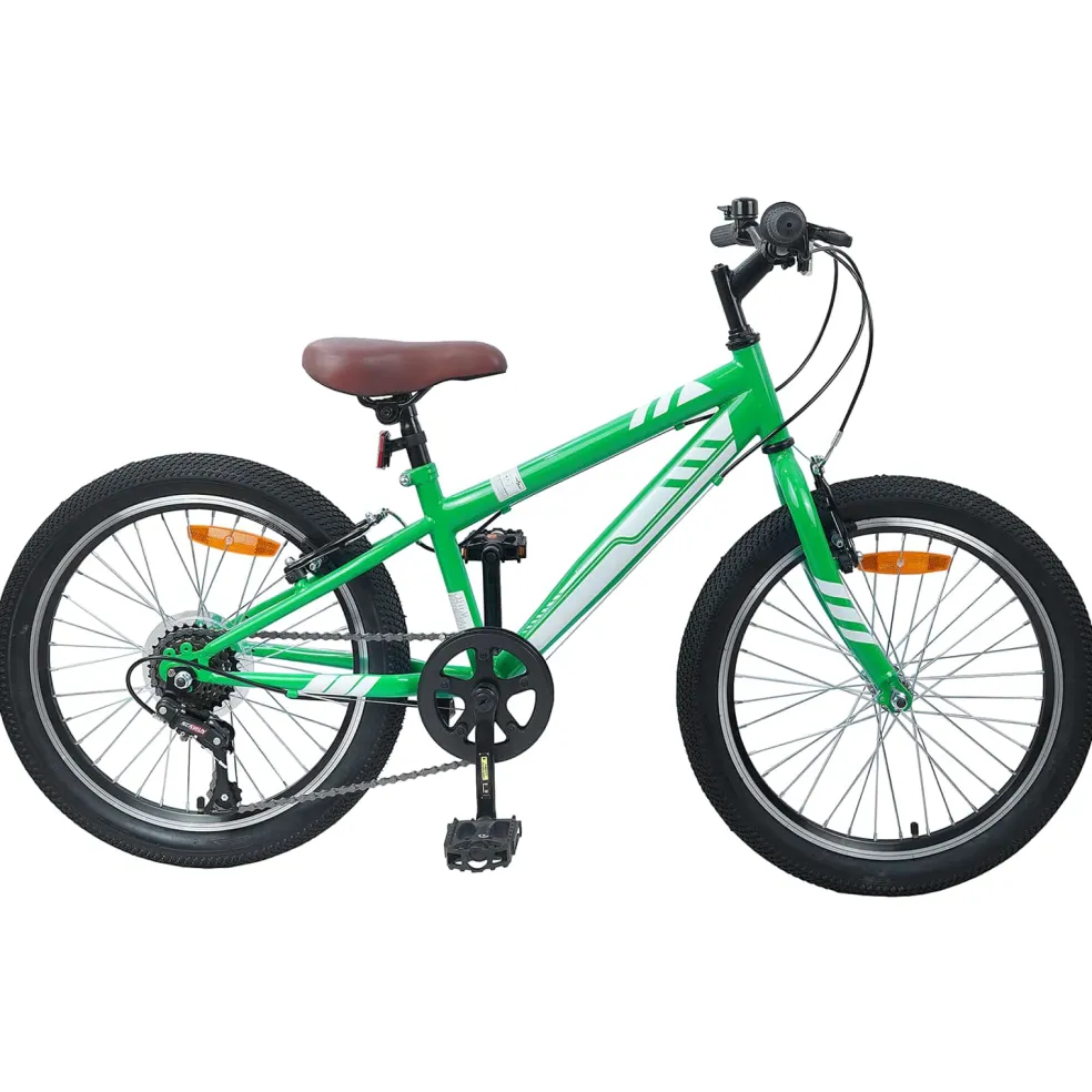 vidaXL Mountainbike 20 Inch 6-Snelheid voor 5-8 jaar oud Groen