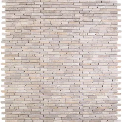 vidaXL Mozaïek Tegels Crèmekleurig 30 x 30 cm Marmer