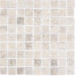 vidaXL Mozaïek Tegels Crèmekleurig 30 x 30 cm Marmer