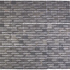 vidaXL Mozaïek Tegels Grijs 30 x 30 cm Marmer