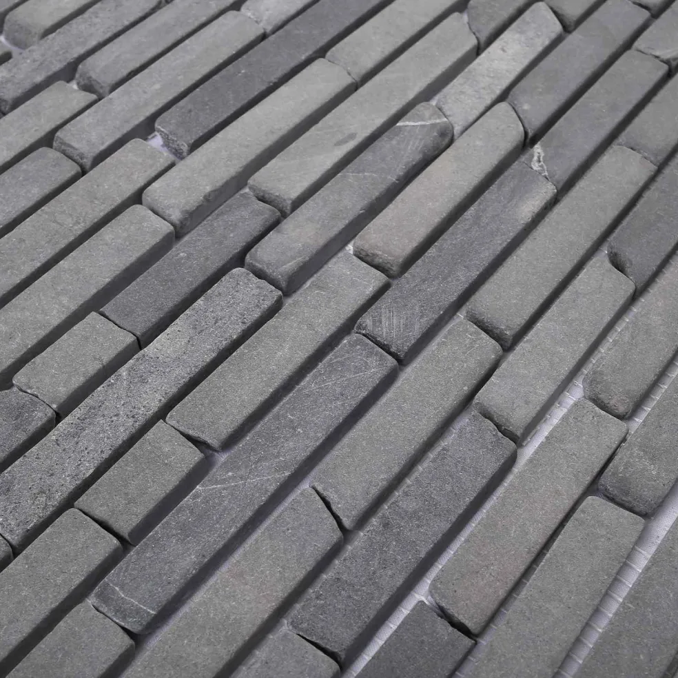 vidaXL Mozaïek Tegels Grijs 30 x 30 cm Marmer