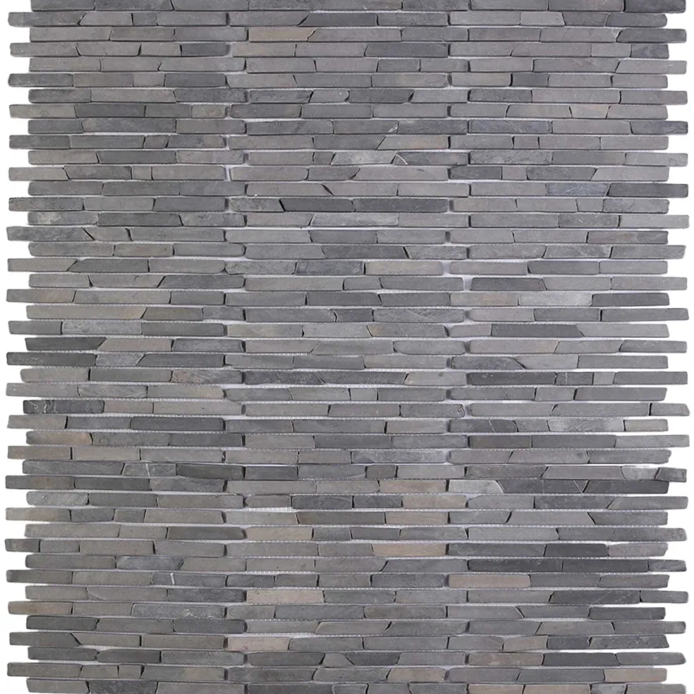 vidaXL Mozaïek Tegels Grijs 30 x 30 cm Marmer