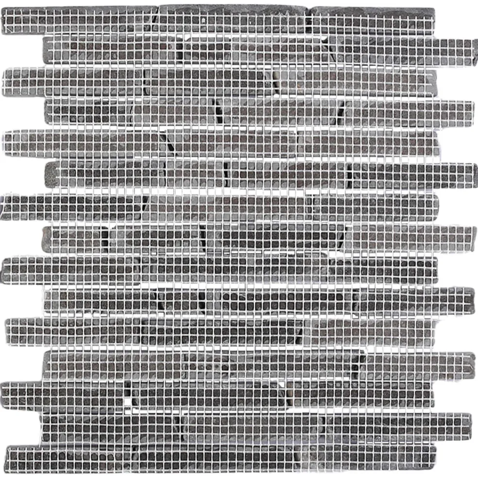 vidaXL Mozaïek Tegels Grijs 30 x 30 cm Marmer