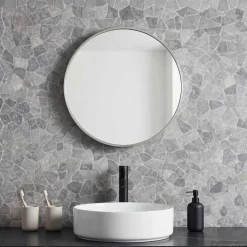 vidaXL Mozaïek Tegels Lichtgrijs 30 x 30 cm Marmer