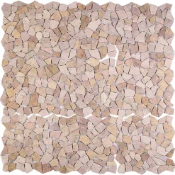 vidaXL Mozaïek Tegels Rood 30 x 30 cm Marmer