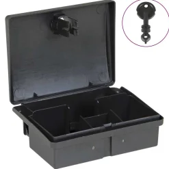 vidaXL Muizenvallen 5 st 13x10x4 cm zwart