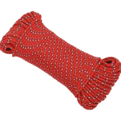 vidaXL Multifunctioneel gebruikstouw 4 mm 500 m Rood PP