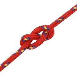 vidaXL Multifunctioneel gebruikstouw 4 mm 500 m Rood PP