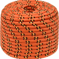 vidaXL Multifunctioneel gebruikstouw 14 mm 50 m Oranje PP