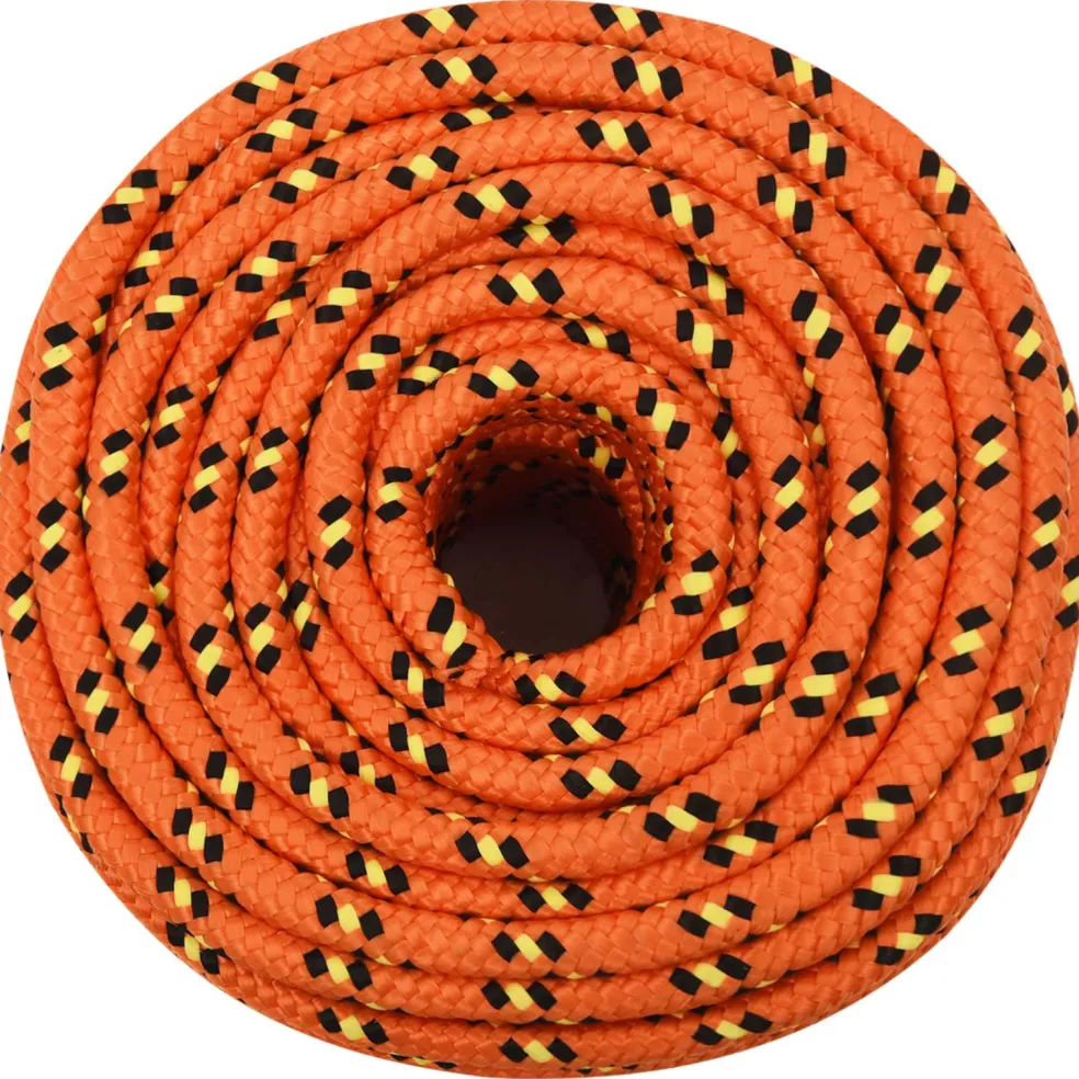 vidaXL Multifunctioneel gebruikstouw 14 mm 50 m Oranje PP