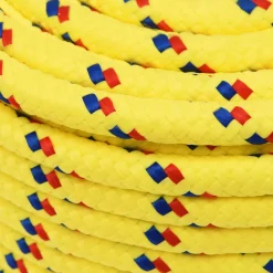 vidaXL Multifunctioneel gebruikstouw 12 mm 50 m Geel PP