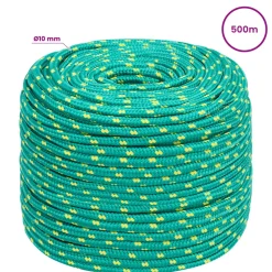 vidaXL Multifunctioneel gebruikstouw 10 mm 500 m Groen PP