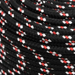 vidaXL Multifunctioneel gebruikstouw 10 mm 500 m Zwart en Rood PP