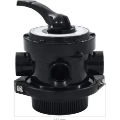 vidaXL Multipoortventiel voor zandfilter 4-weg 1,5" ABS