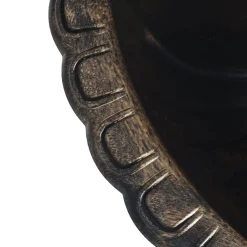 vidaXL Muurfontein leeuwenkop brons