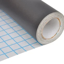 vidaXL Muursticker krijtbord 2 rollen met krijtjes 0,45x2 m