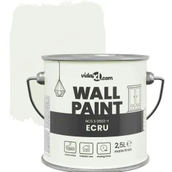 vidaXL Muurverf Bruin 2,5 L Wandprint
