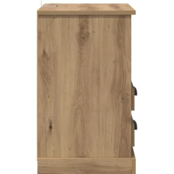 vidaXL Nachtkastje Artisan Eiken 36 x 43 x 60 cm Bewerkt hout