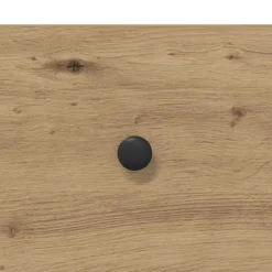 vidaXL Nachtkastje Artisan Eiken 34 x 35,5 x 45 cm Bewerkt hout