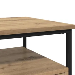 vidaXL Nachtkastje Artisan Eiken 40 x 42 x 56 cm Bewerkt hout