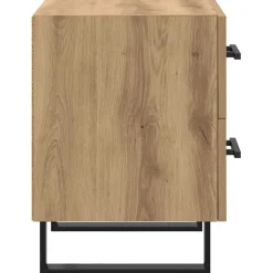 vidaXL Nachtkastje Artisan Eiken 40 x 35 x 47,5 cm Bewerkt hout