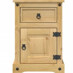vidaXL Nachtkastje Corona 45x35x64 cm massief grenenhout