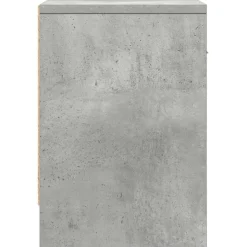 vidaXL Nachtkastje met lade 39x28x41 cm betongrijs