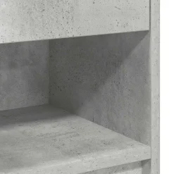vidaXL Nachtkastje met lade 39x28x41 cm betongrijs