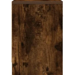 vidaXL Nachtkastje met lade 39x28x41 cm gerookt eikenkleurig