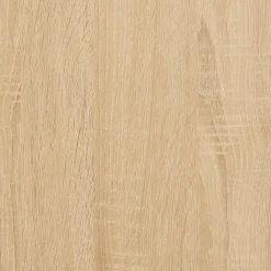vidaXL Nachtkastje met LED-verlichting bewerkt hout sonoma eikenkleur