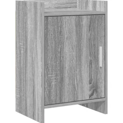 vidaXL Nachtkastjes Grijs Sonoma 40 x 30 x 60 cm Bewerkt hout