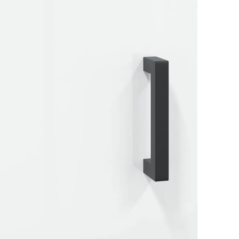 vidaXL Nachtkastjes 2 st 40x40x50 cm bewerkt hout hoogglans wit