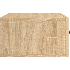 vidaXL Nachtkastje wandgemonteerd 35x35x20 cm sonoma eikenkleurig