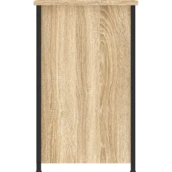 vidaXL Nachtkastje 40x36x60 cm bewerkt hout sonoma eikenkleurig