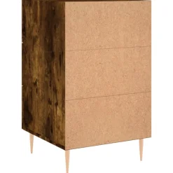 vidaXL Nachtkastje 46,5x29x61 cm bewerkt hout wit