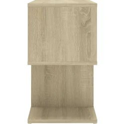 vidaXL Nachtkastje 50x30x51,5 cm bewerkt hout sonoma eikenkleurig