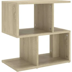 vidaXL Nachtkastje 50x30x51,5 cm bewerkt hout sonoma eikenkleurig